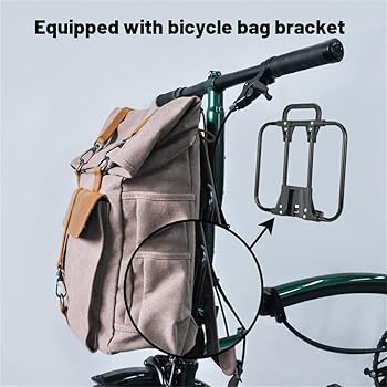 BROMPTON用　フロントバッグ　巻き巻きリュック　撥水加工　キャリアフレーム Amazon.co.jp: 「BBL1」 BROMPTON用 フロントバッグ 巻き巻き